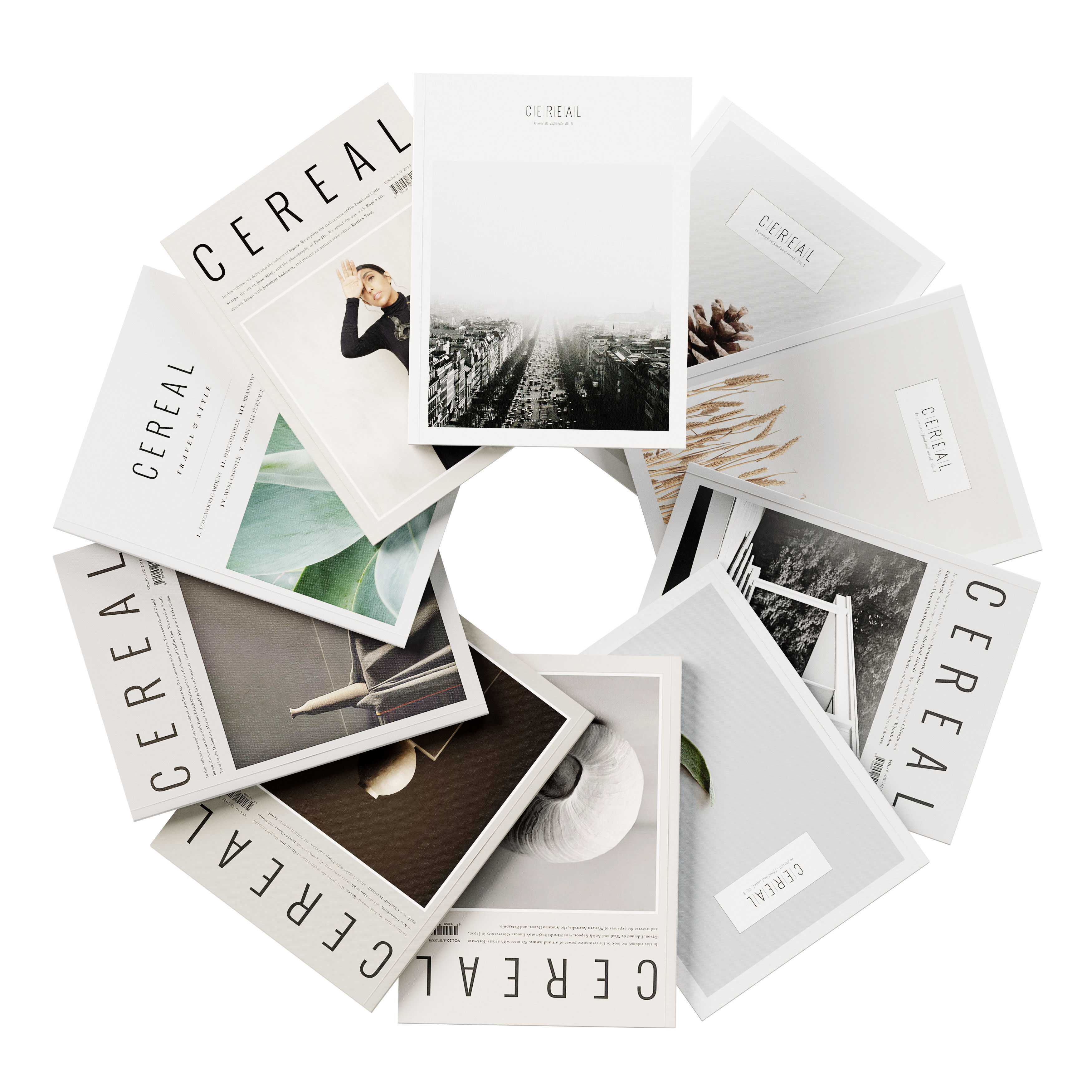 Cereal Set 3D model_2