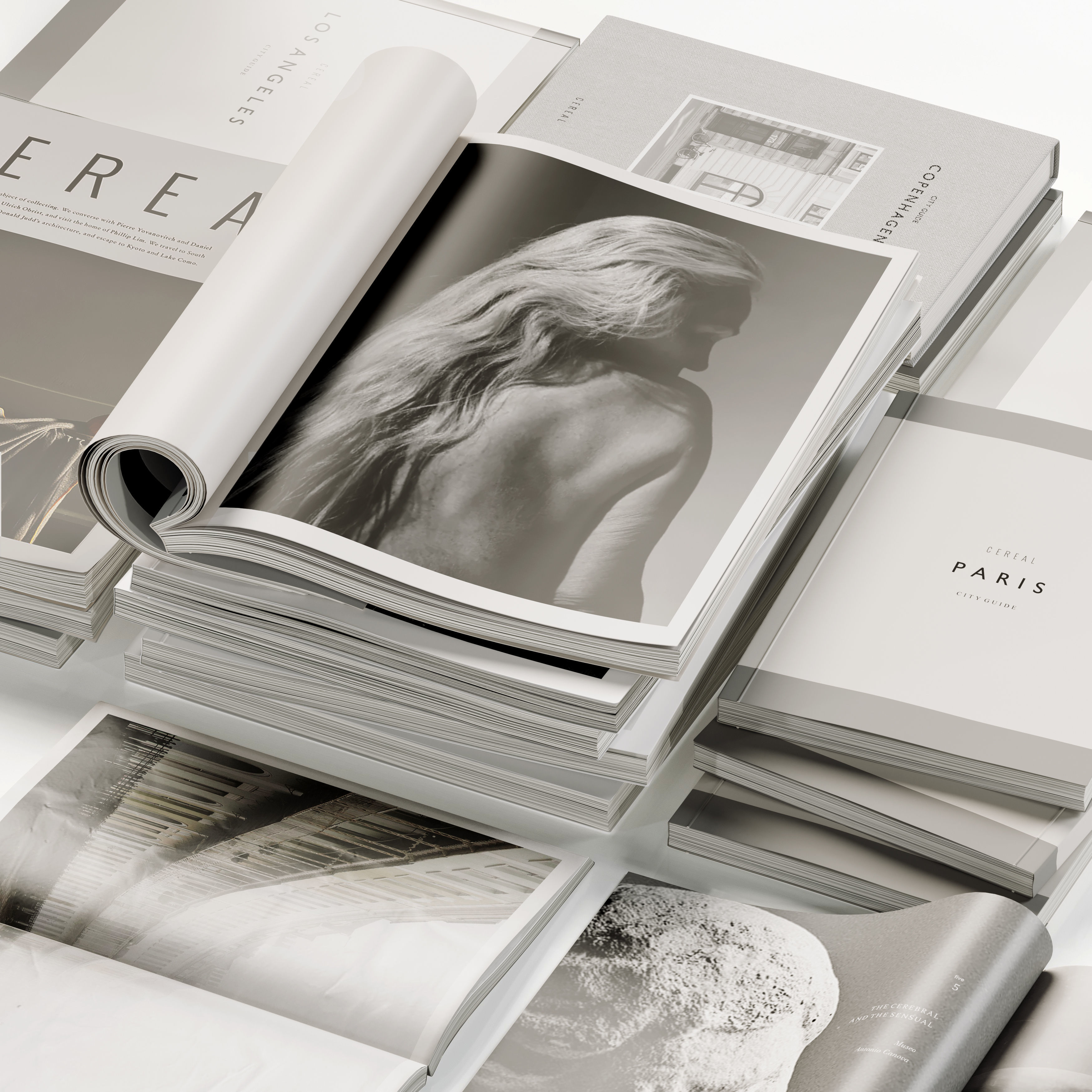 Cereal Set 3D model_5