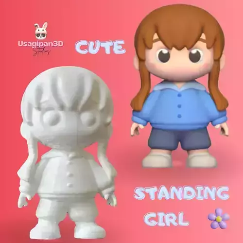 Cute Standing Girl