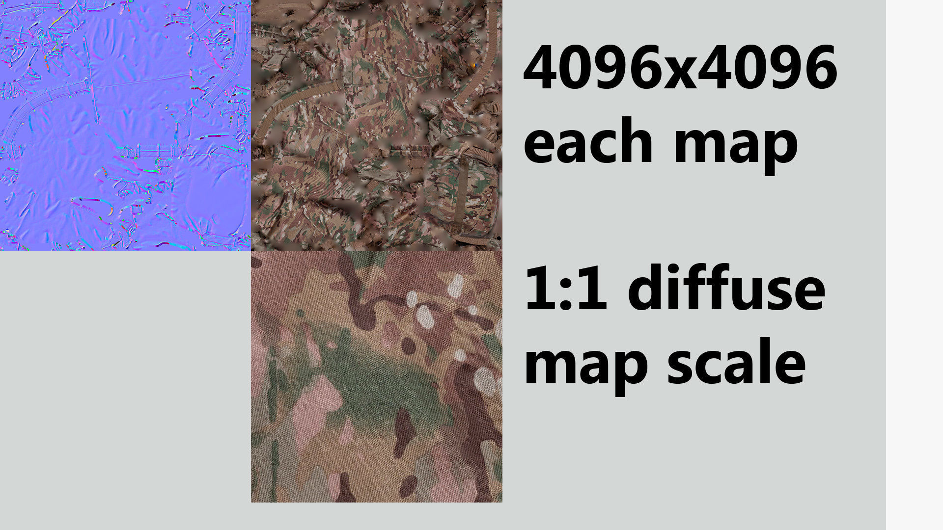 Backpack and bag collection 8 items military urban hiking  3D model_17