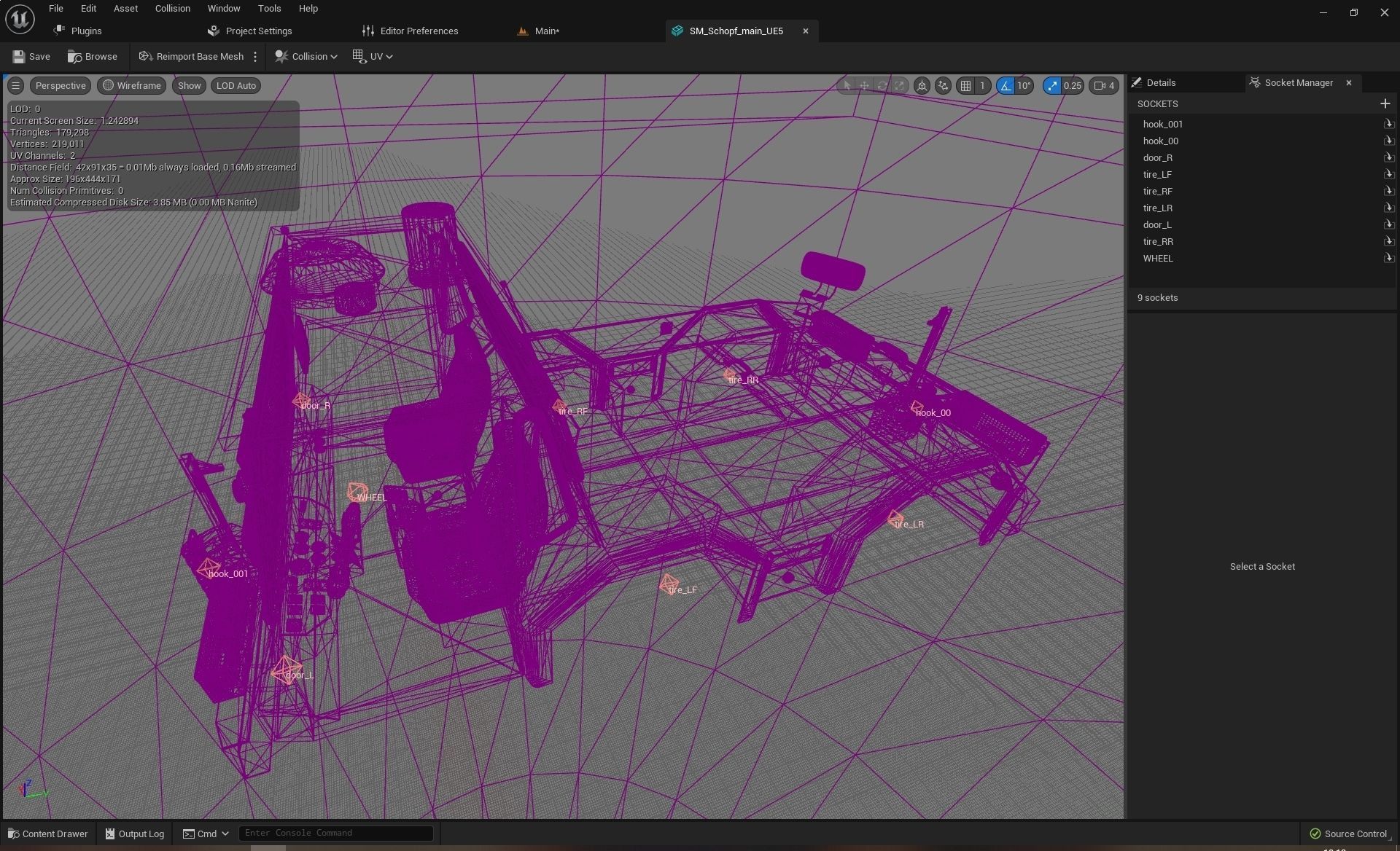 Airport Ground Tractor Low-poly 3D model_5