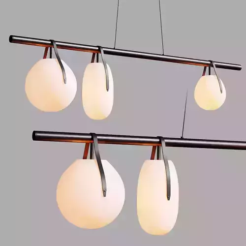 Gala Cross pendant light Low-poly 3D model