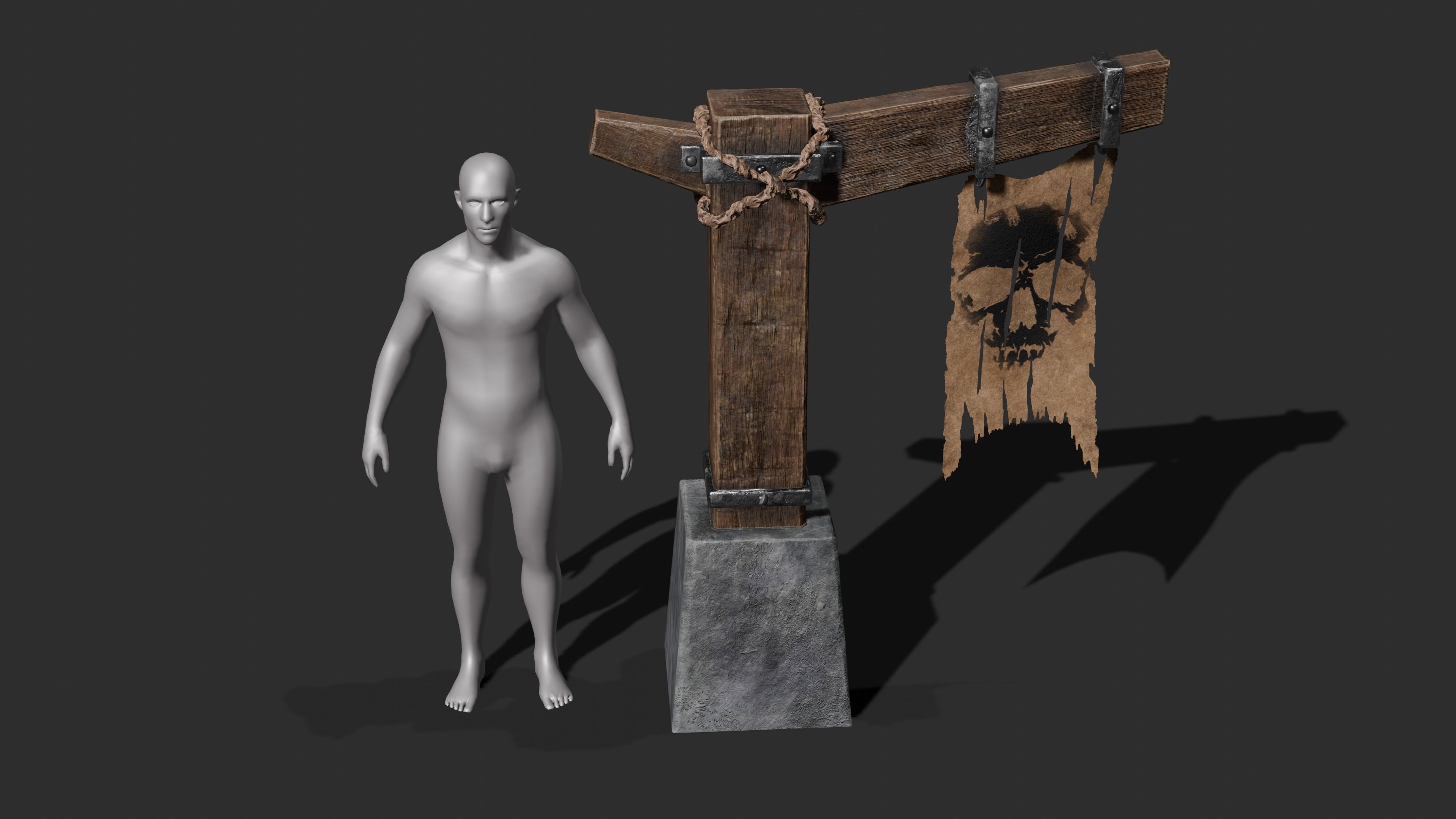 Medieval Props Pack Low-poly 3D model_7