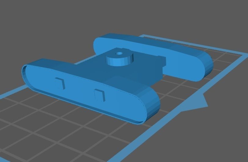 HS855 Crawler Crane 3D print model_1