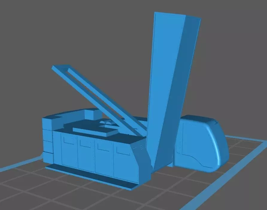 HS855 Crawler Crane 3D print model_0