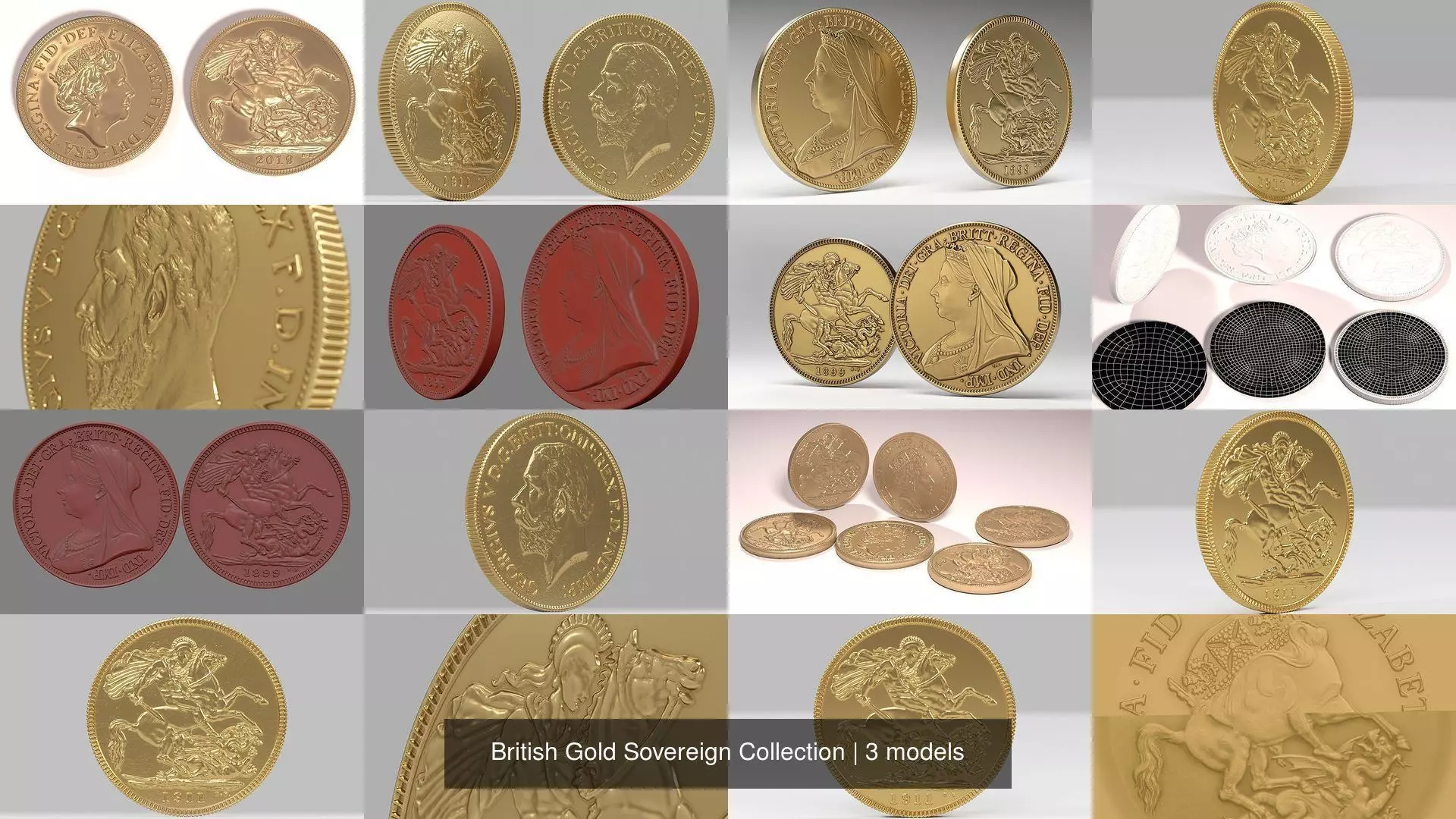 British Gold Sovereign Collection _0