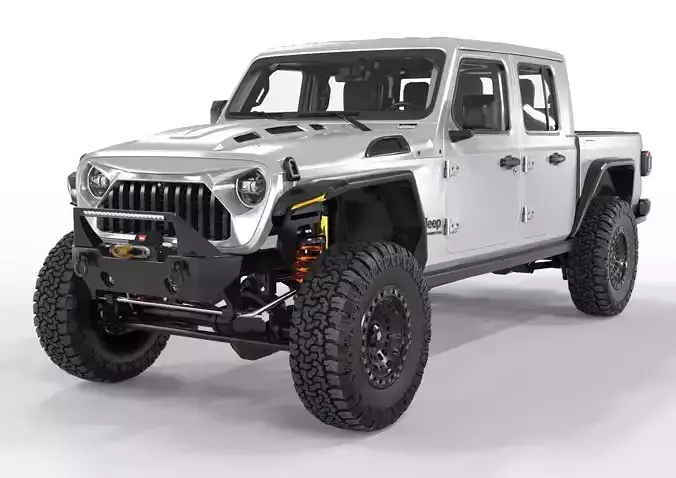 Jeep Gladiator 2020 TX American Custom  3D model