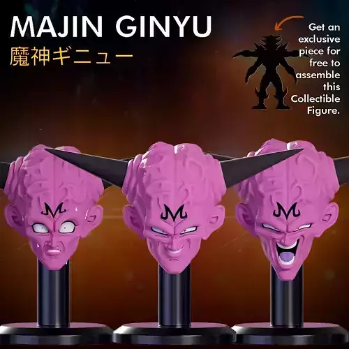 MAJIN GINYU PACK CUSTOM HEAD 