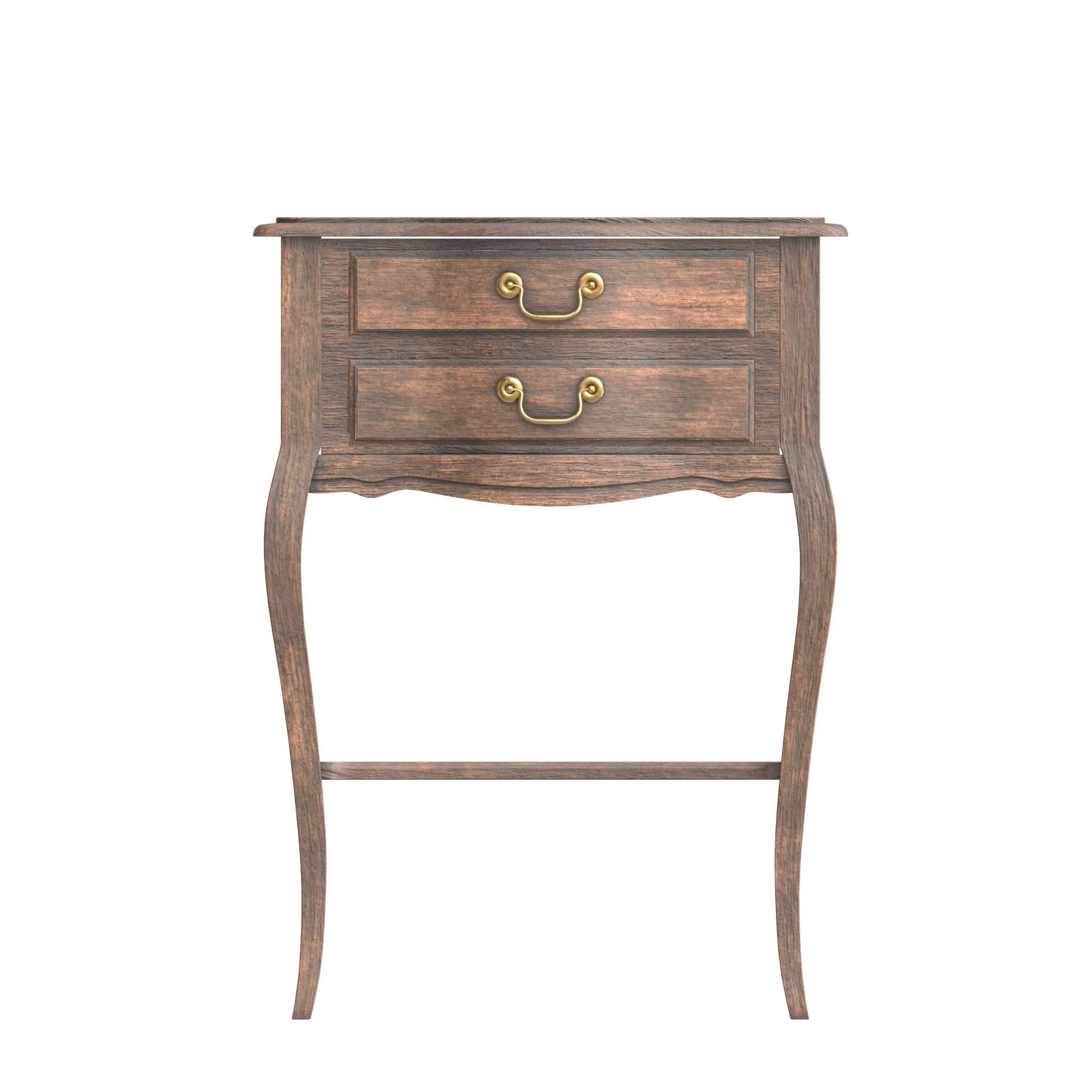 Cabinet Low-poly 3D model_4