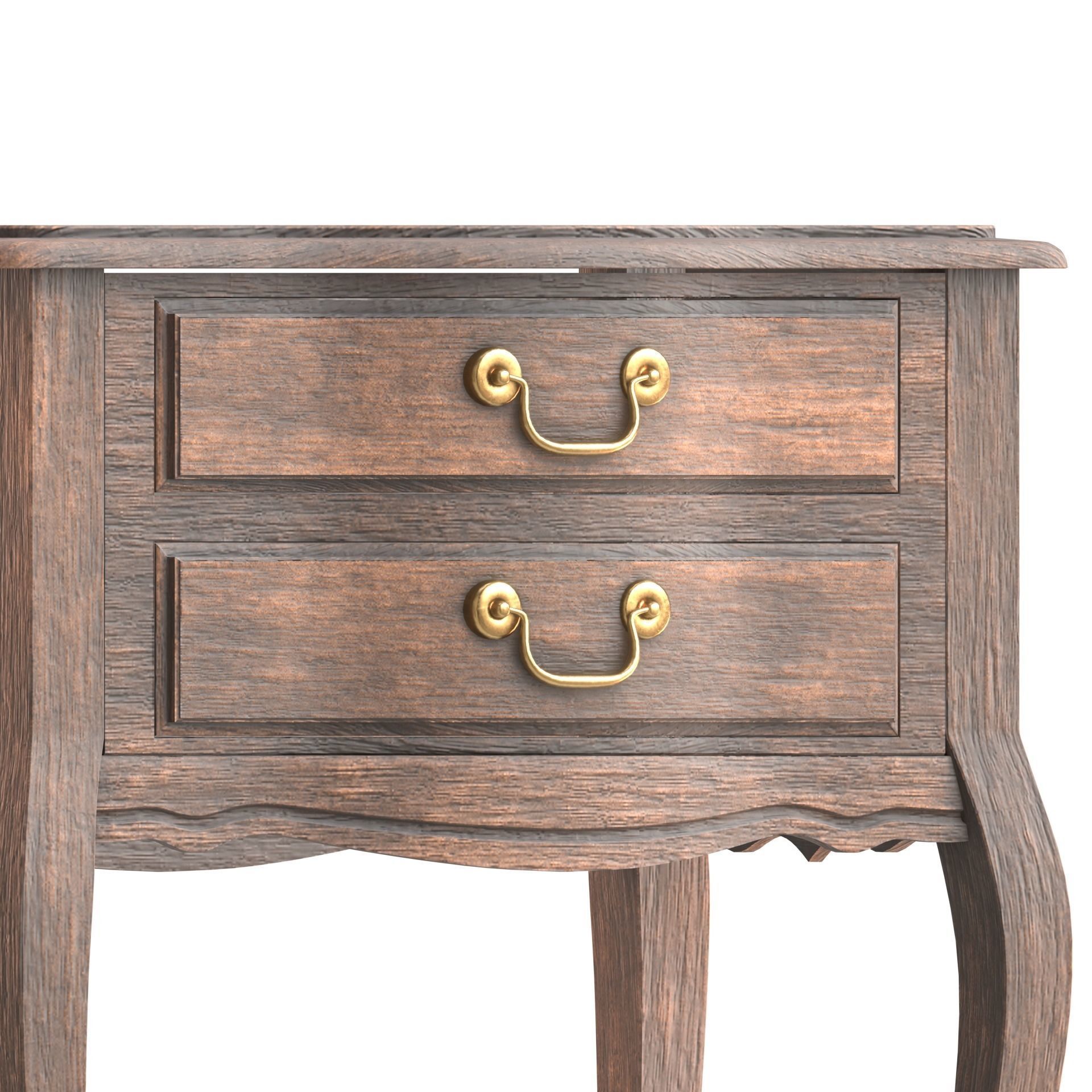 Cabinet Low-poly 3D model_3