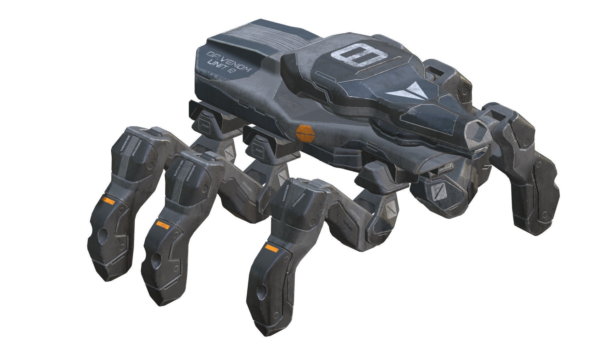 Venom-Spider Agent 3D model_4