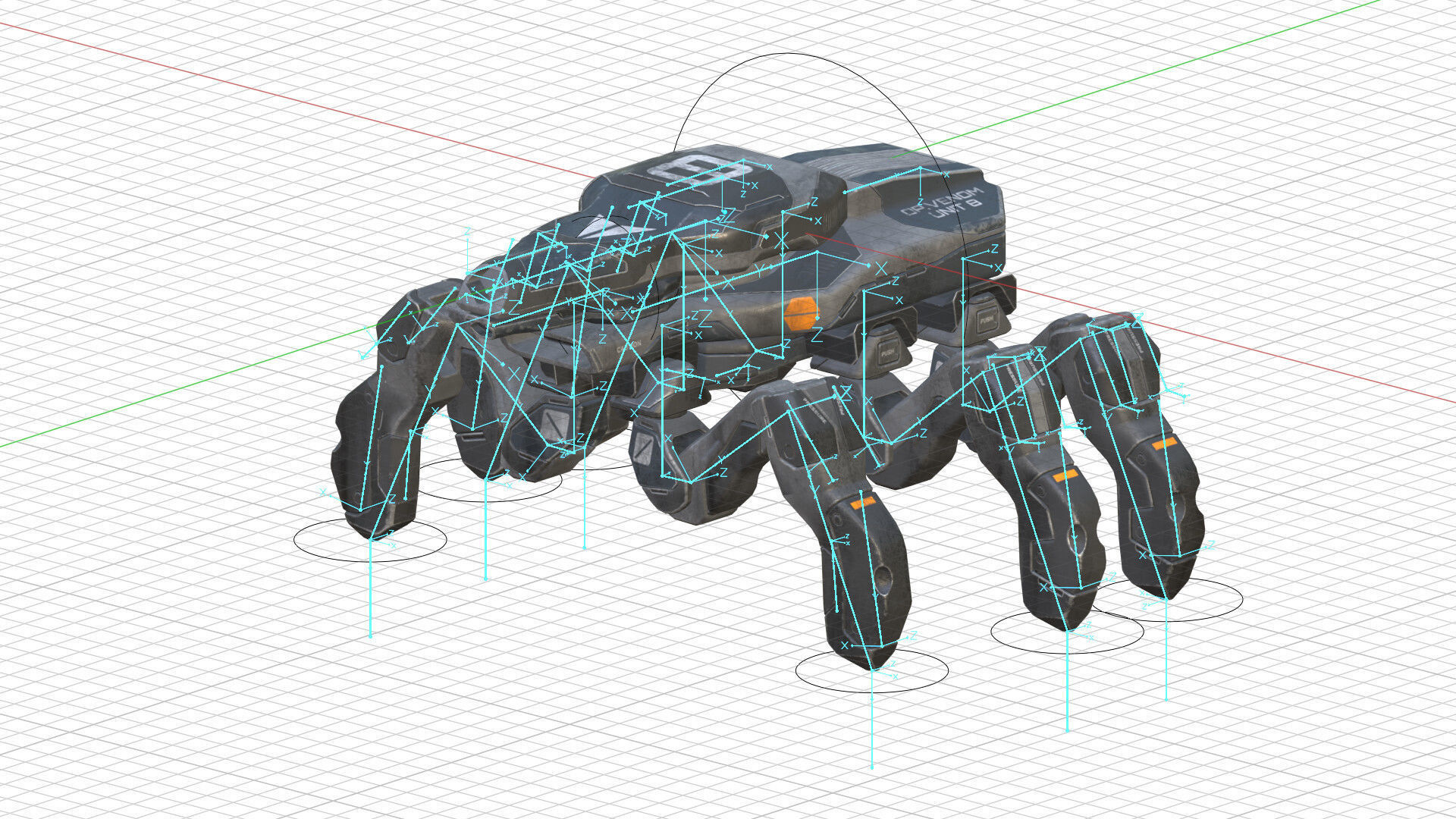 Venom-Spider Agent 3D model_1