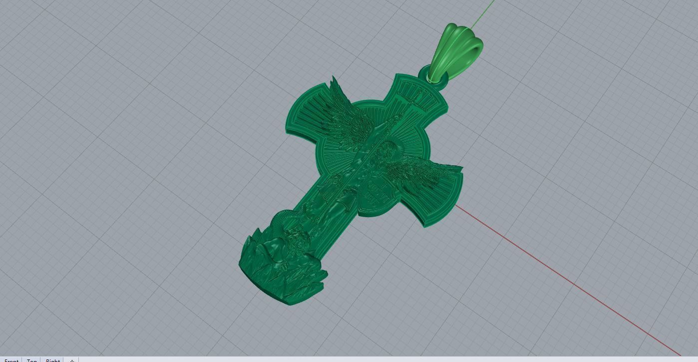 Archangel Michael 3D print model_1