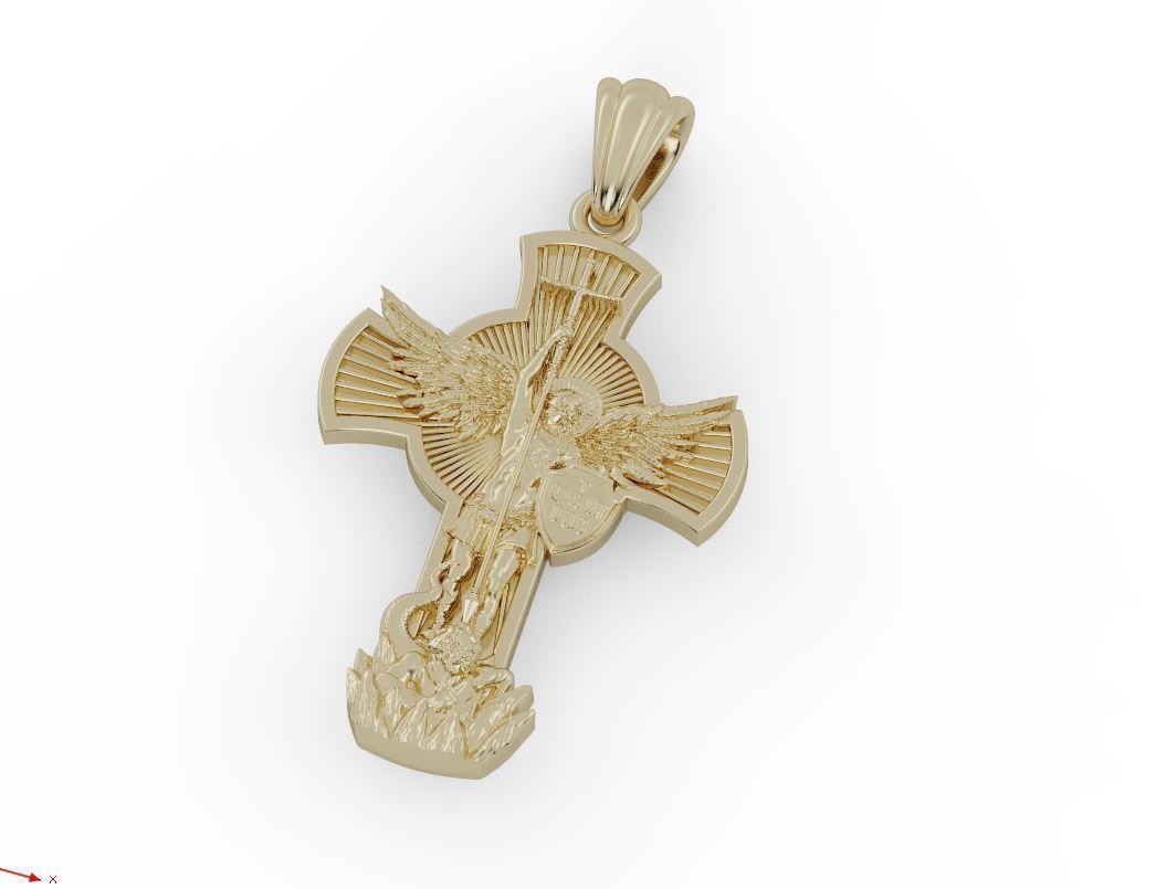 Archangel Michael 3D print model_3