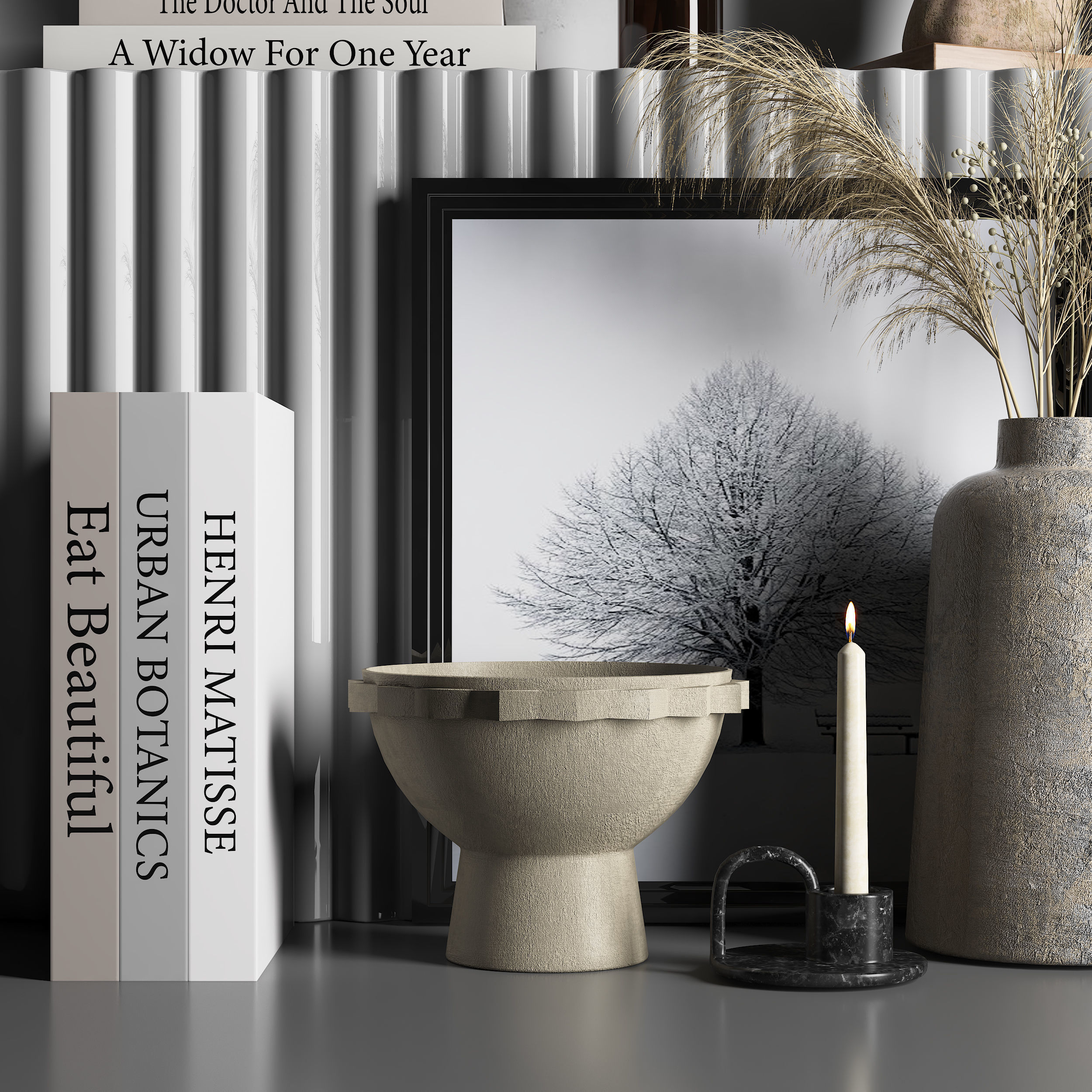 Decorative Set 04 3D model_3