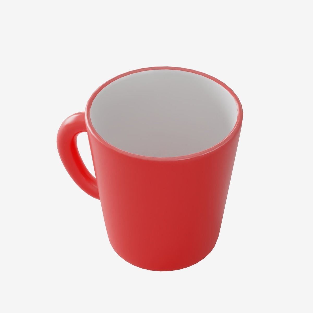 Coffee Cup 02 Low-poly 3D model_6