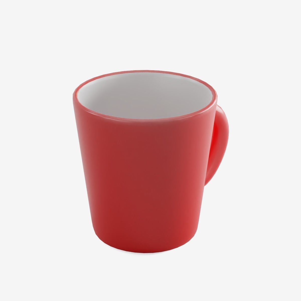 Coffee Cup 02 Low-poly 3D model_4