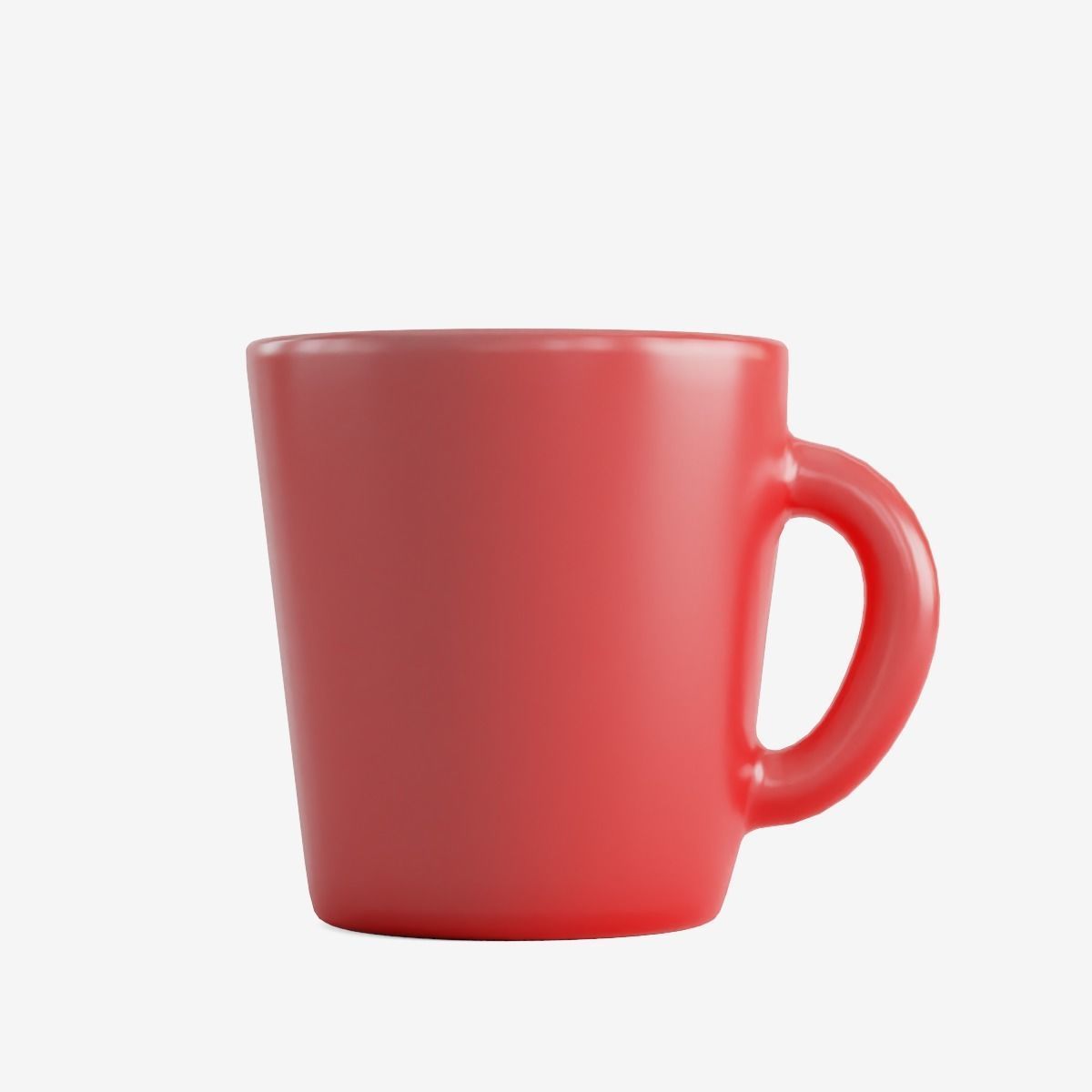 Coffee Cup 02 Low-poly 3D model_1