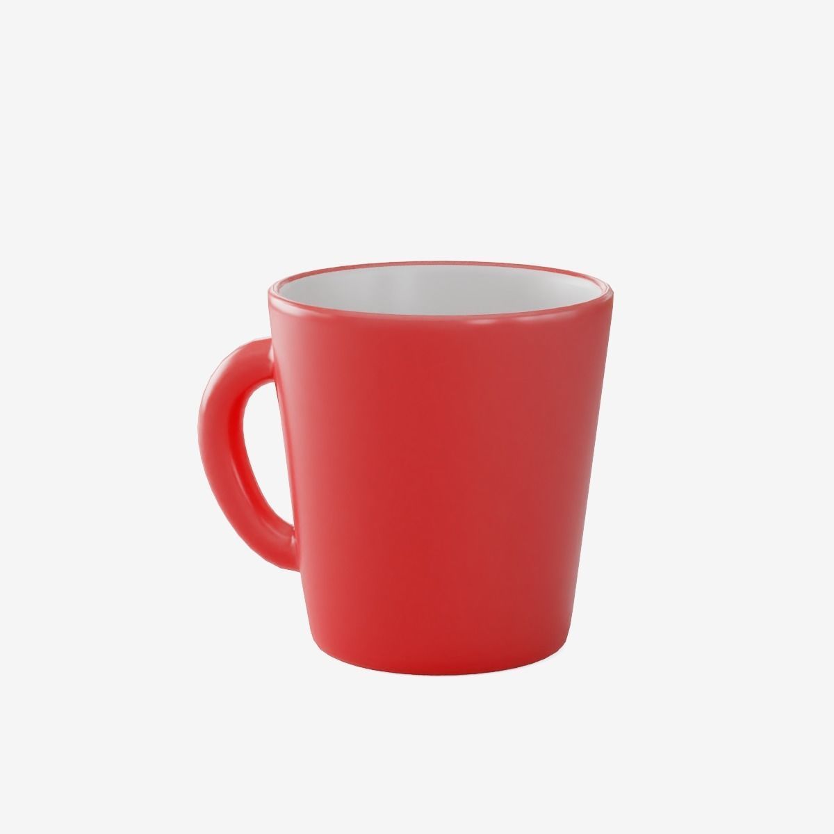 Coffee Cup 02 Low-poly 3D model_7