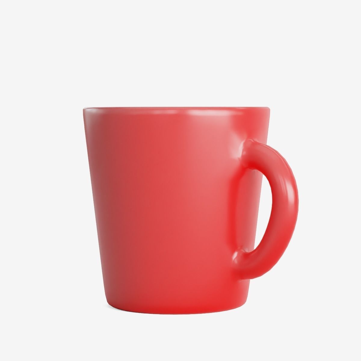 Coffee Cup 02 Low-poly 3D model_3
