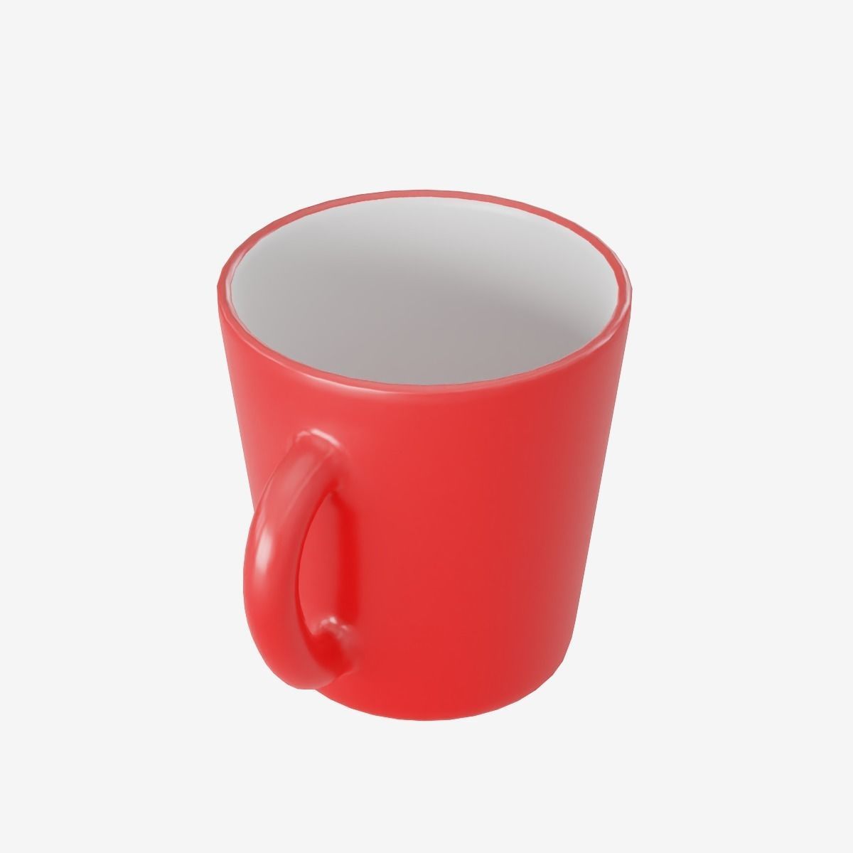 Coffee Cup 02 Low-poly 3D model_8