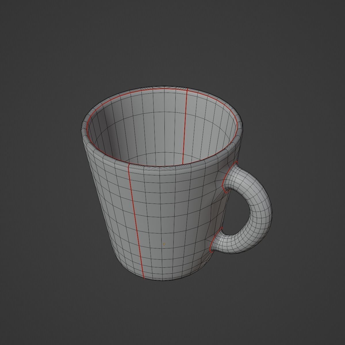 Coffee Cup 02 Low-poly 3D model_13