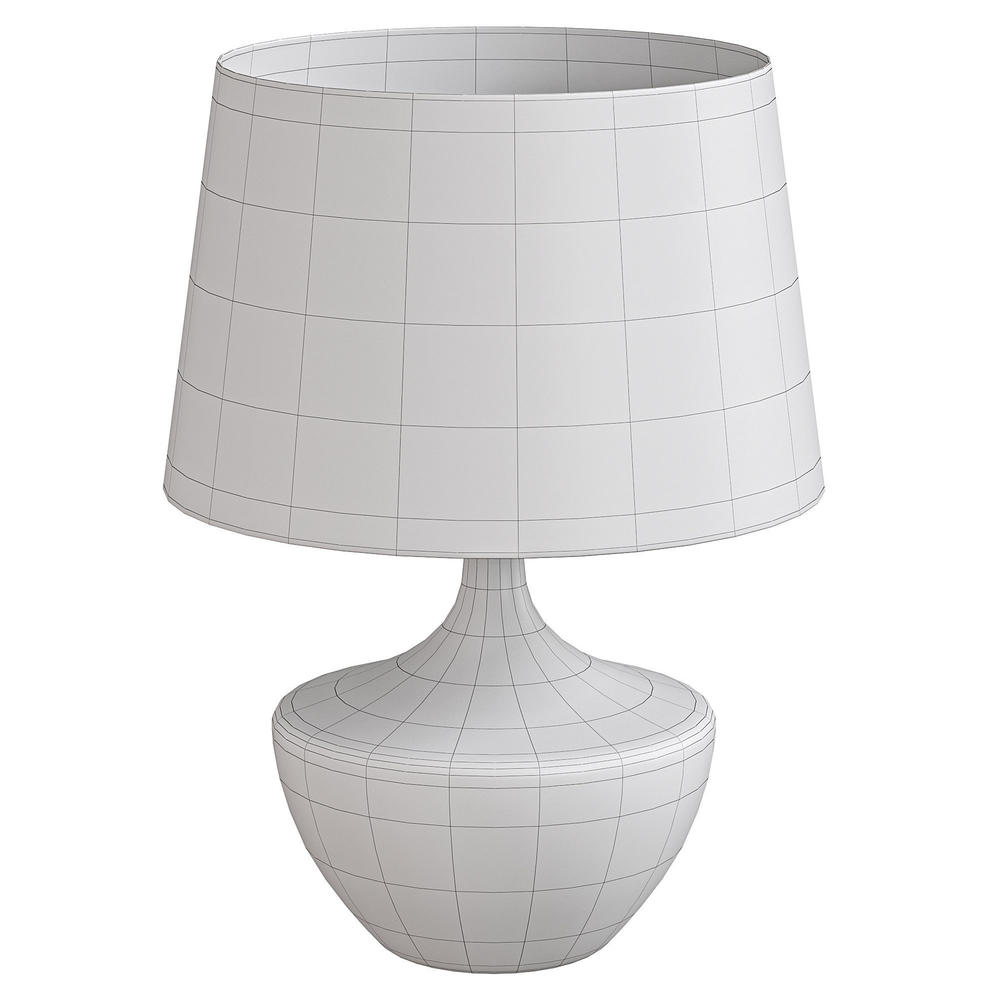 Loraine Ceramic Table Lamp By Arhaus 3D model_2