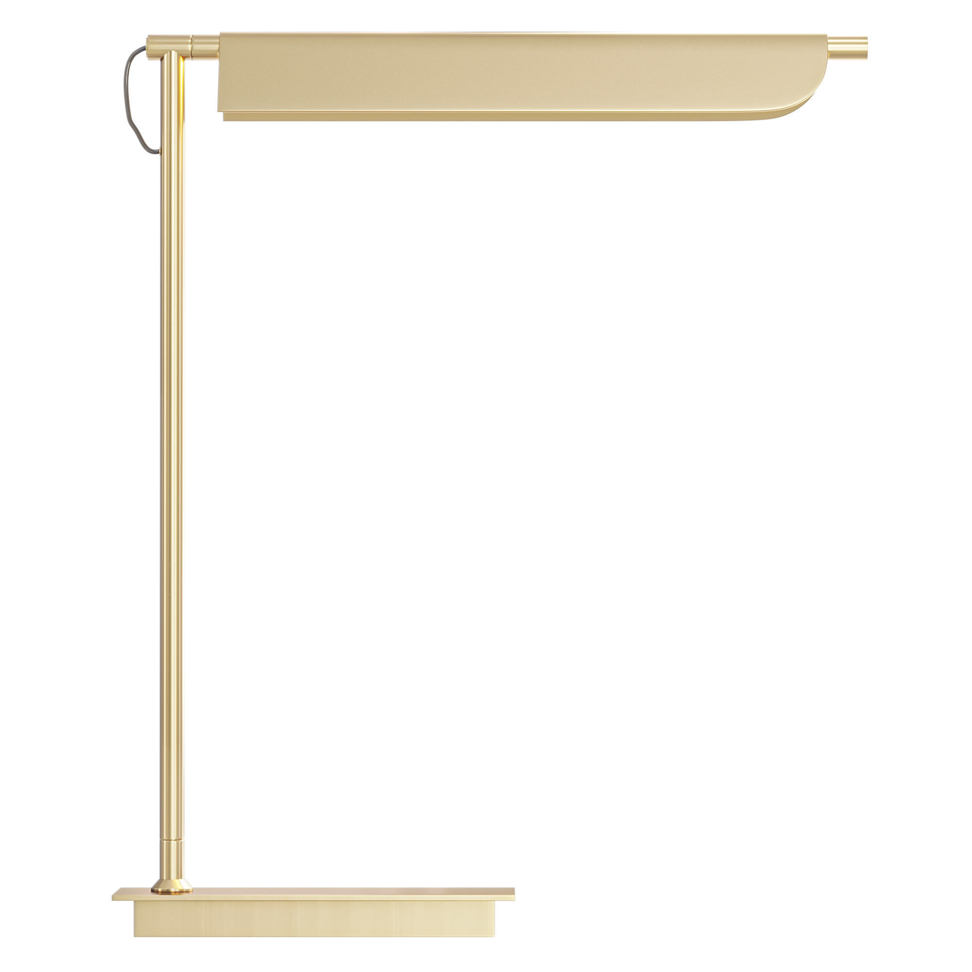Axle Brass Task Table Lamp 3D model_1