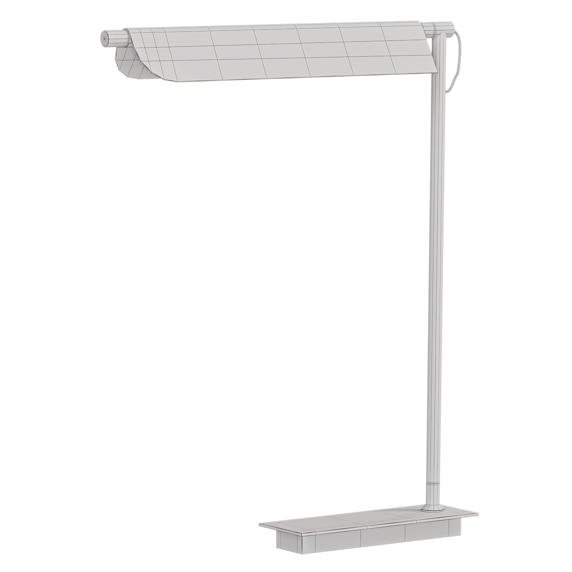 Axle Brass Task Table Lamp 3D model_2