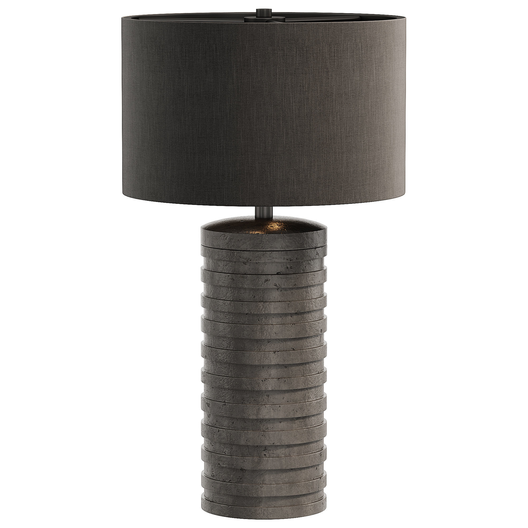 Sulak Table Lamp Sandstone By onekingslane 3D model_1