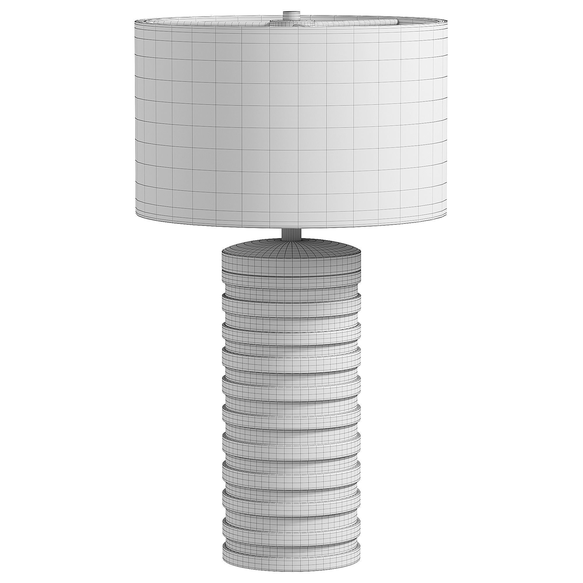 Sulak Table Lamp Sandstone By onekingslane 3D model_2