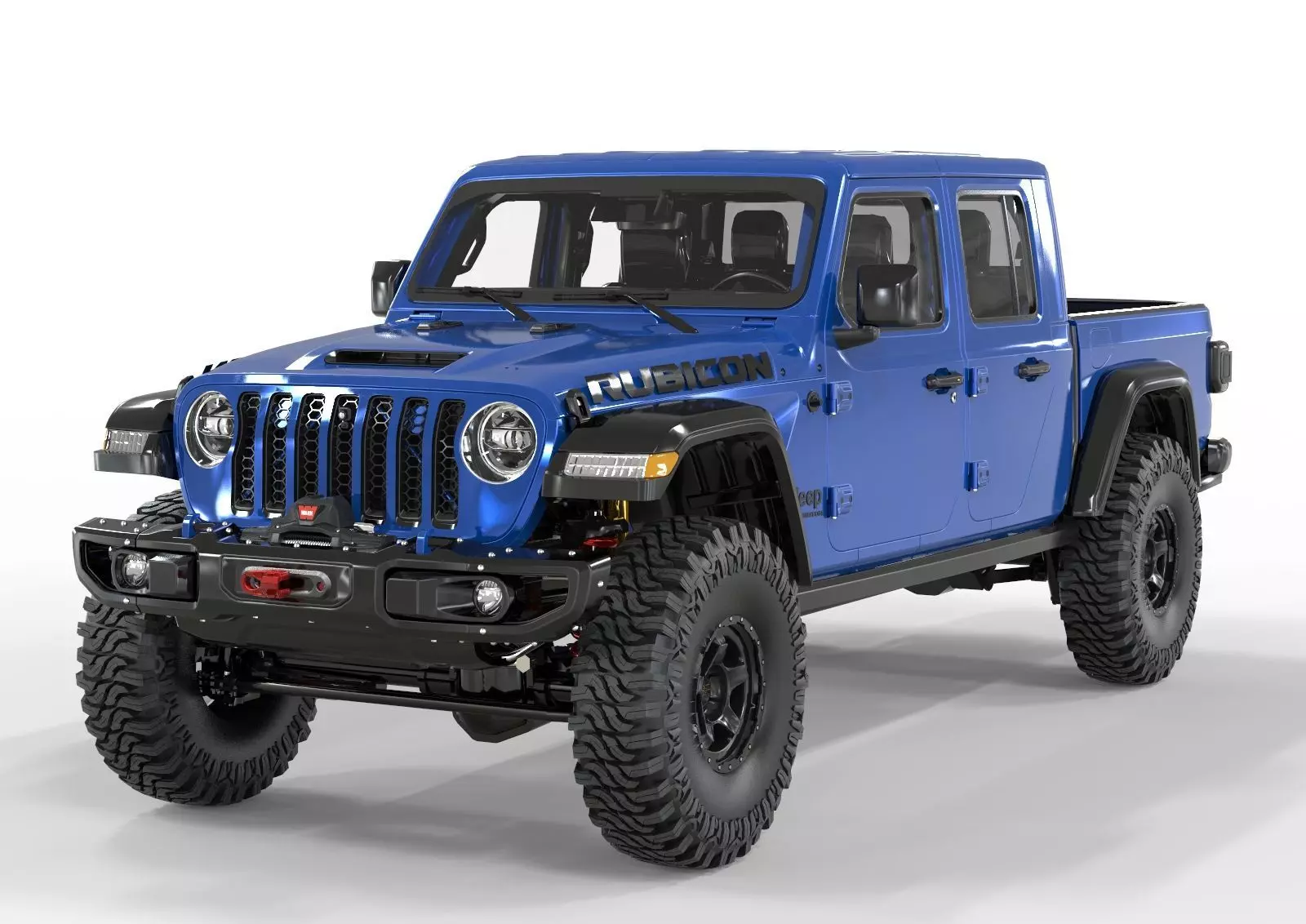 Jeep Gladiator 2021 Pro Edition  3D model_0