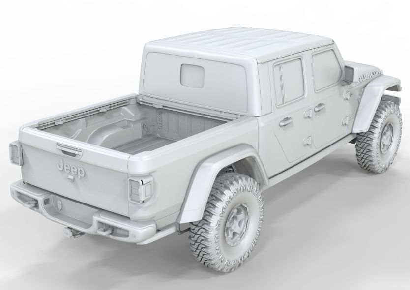Jeep Gladiator 2021 Pro Edition  3D model_17