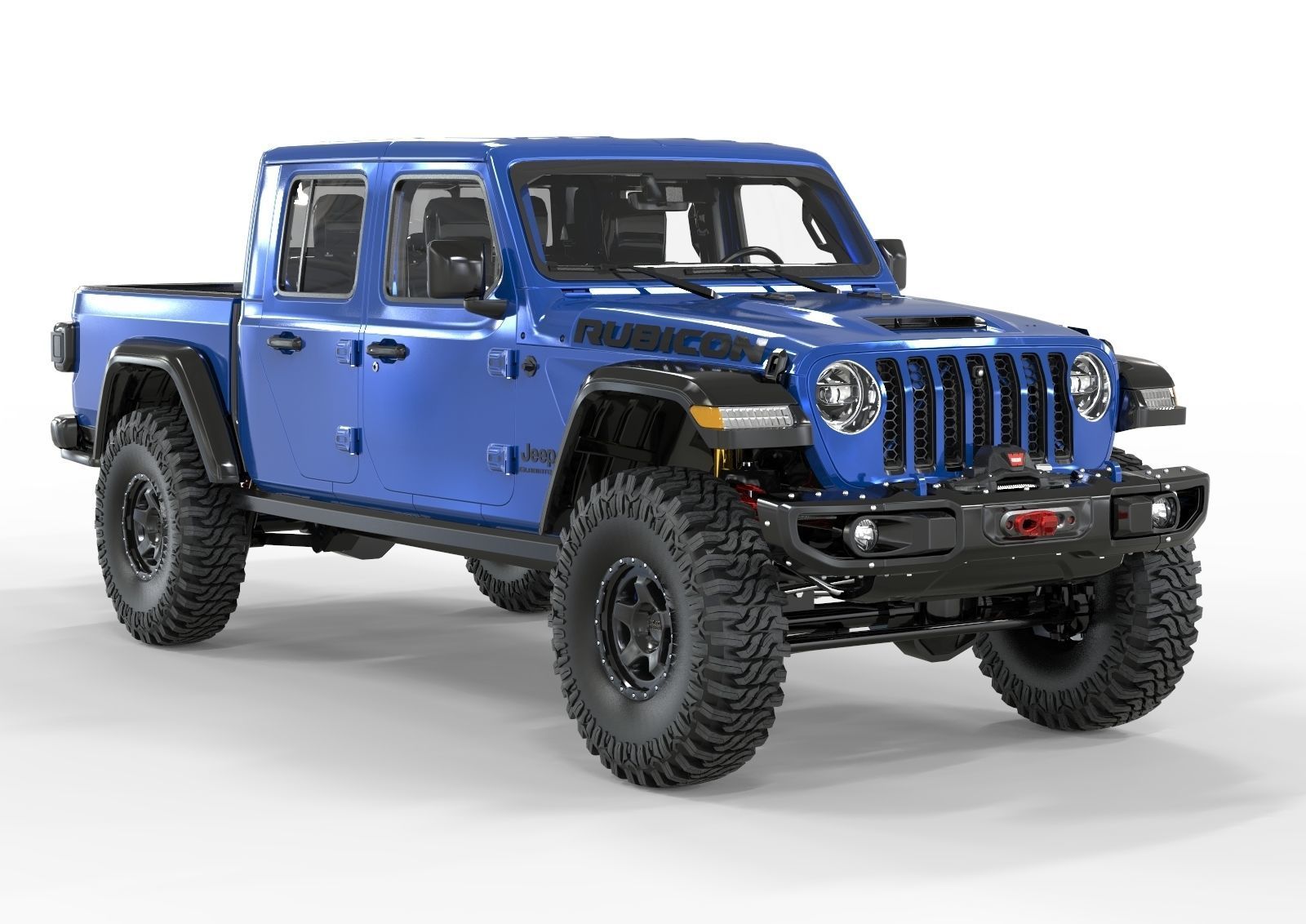 Jeep Gladiator 2021 Pro Edition  3D model_6