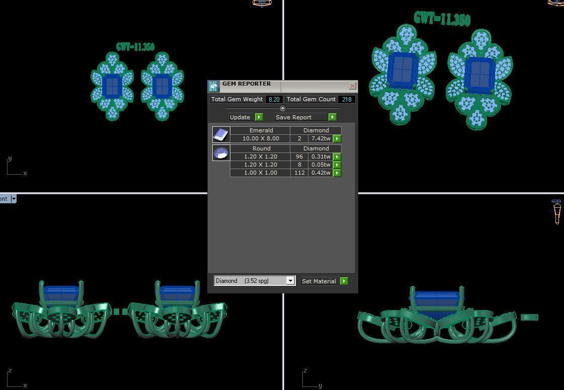 FASHION EARING 3D model_1