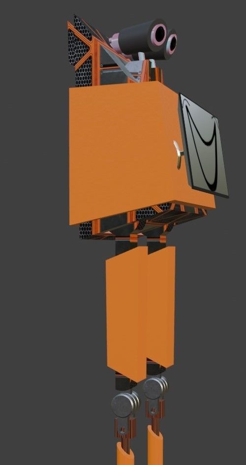 Robot for Reception 3D model_1