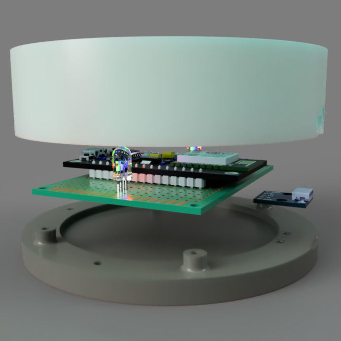 BED Lamp 3D print model_3