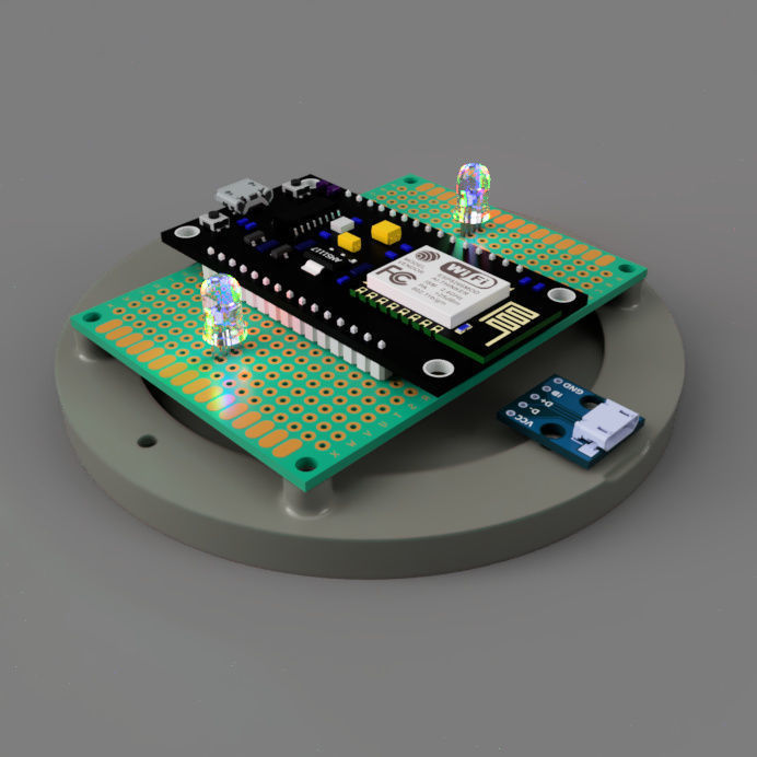 BED Lamp 3D print model_2