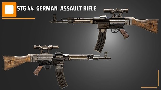 STG 44  German Assault  Rifle 3D model