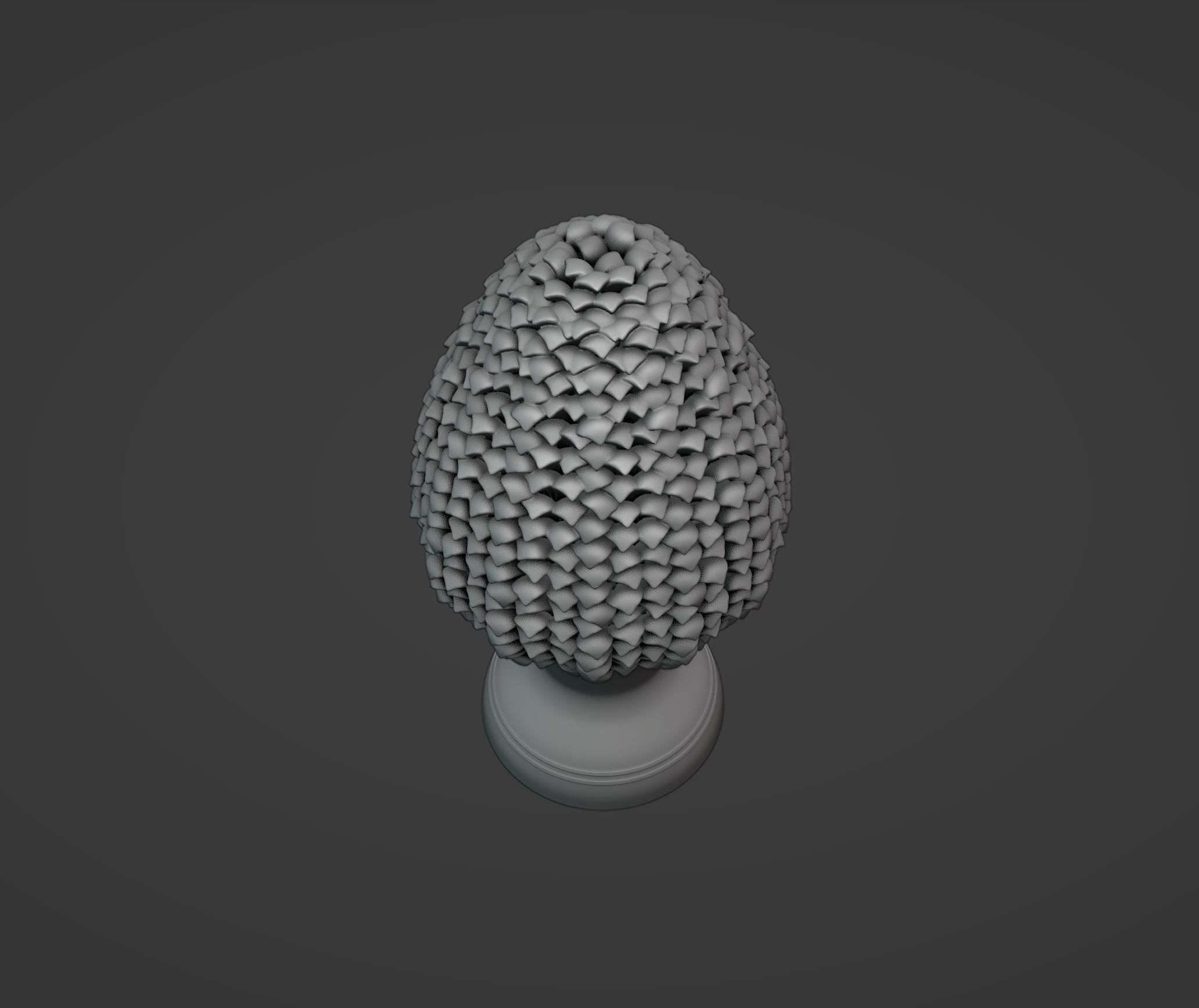 Sicilian Pigna - Pine Cone Ceramic 3D print model_5