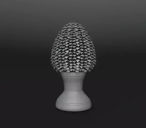 Sicilian Pigna - Pine Cone Ceramic 3D print model