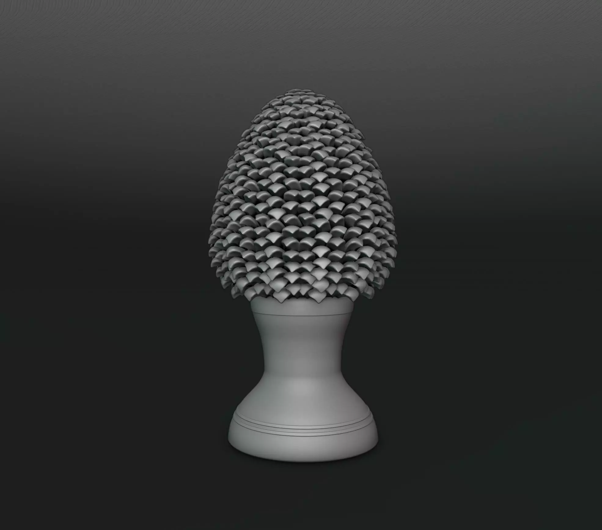 Sicilian Pigna - Pine Cone Ceramic 3D print model_0