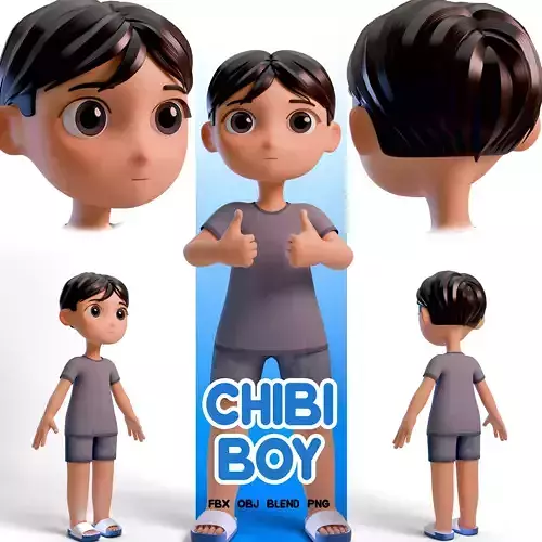 Stylized Chibi Boy