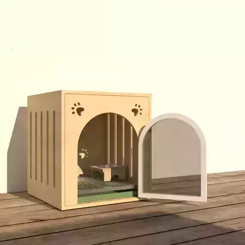 Feline Haven  Your Cat Dream Home Awaits 3D print model