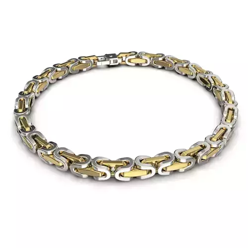 Jewelry link chain  with spring hook STL ready for Print