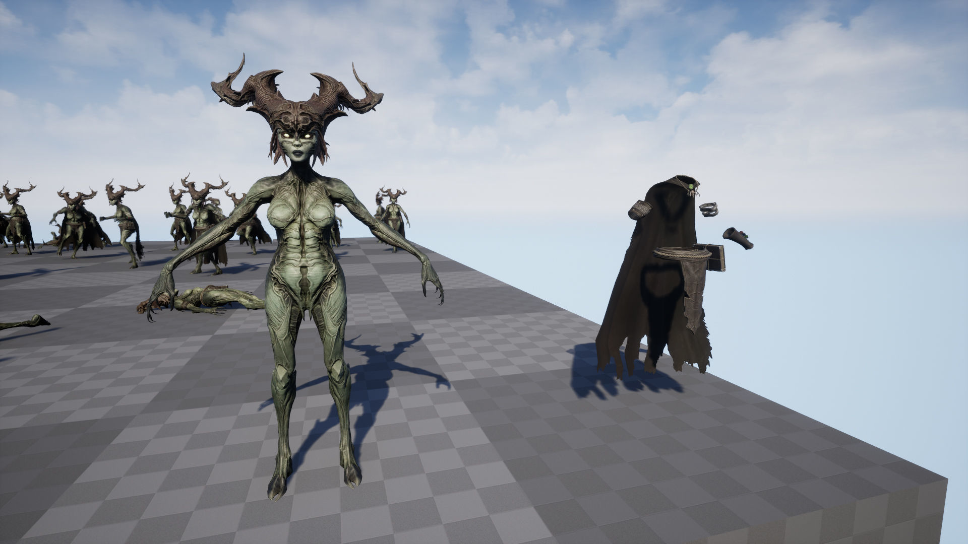 Forest Witch Low-poly 3D model_20