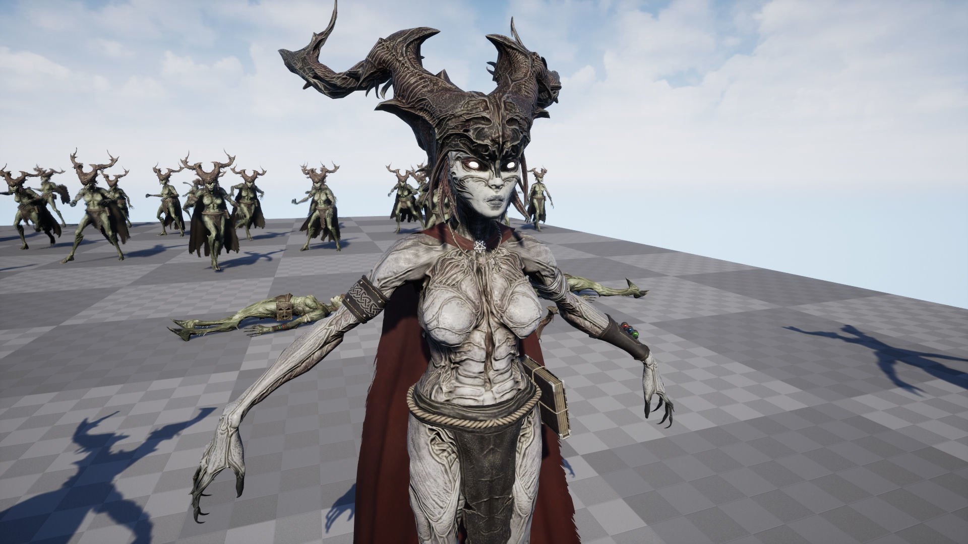 Forest Witch Low-poly 3D model_27