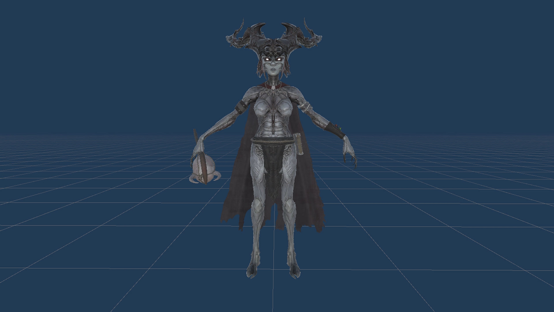 Forest Witch Low-poly 3D model_31