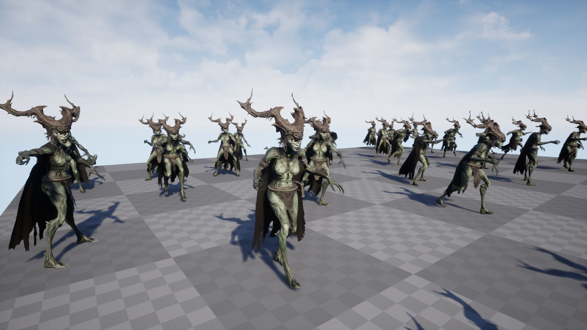 Forest Witch Low-poly 3D model_21