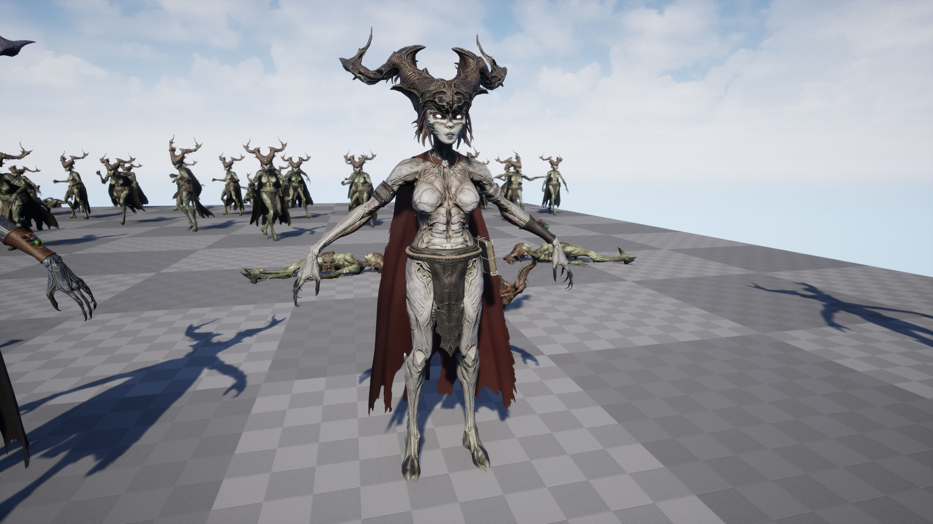 Forest Witch Low-poly 3D model_24